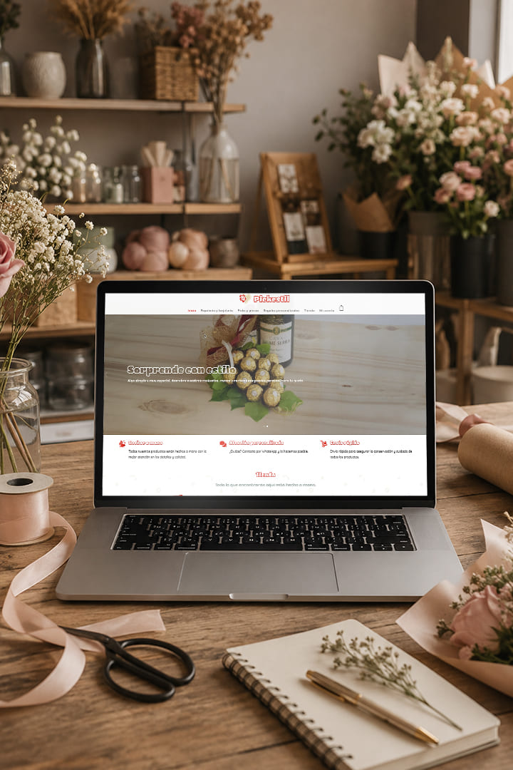 proyecto web accesorios flores